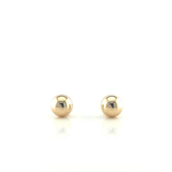 Auksiniai auskarai burbuliukai | Juvelyrika Baltijos Perlas |