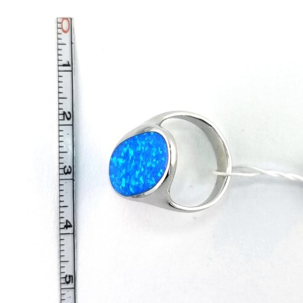 Sidabrinis žiedas su opalu — Juvelyrika Baltijos Perlas —