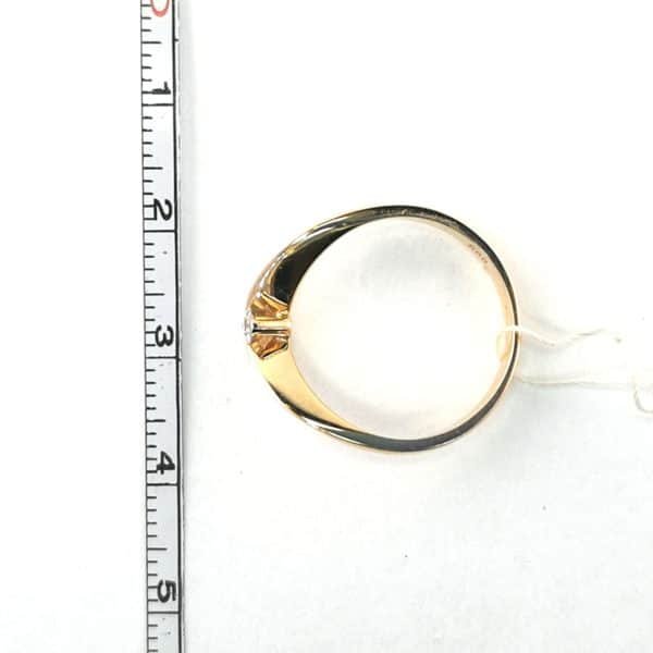 Auksinis žiedas su briliantu | Juvelyrika Baltijos Perlas |