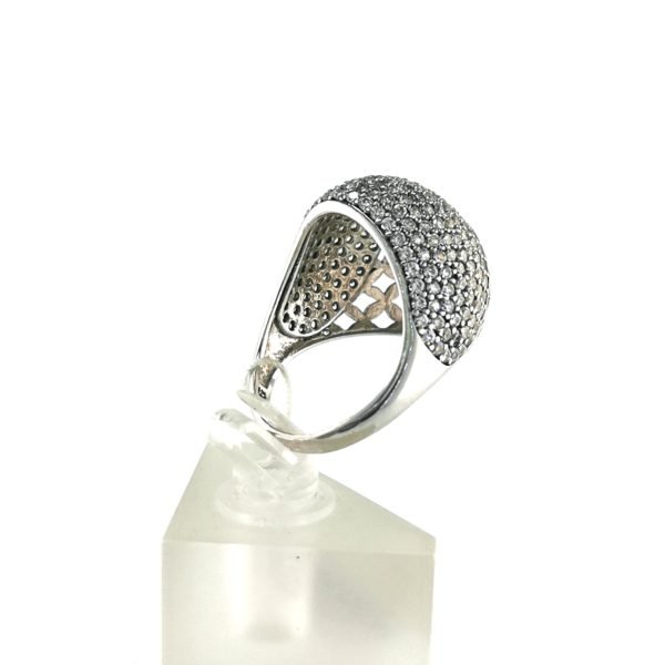Sidabrinis žiedas su cirkoniu | Juvelyrika Baltijos Perlas |