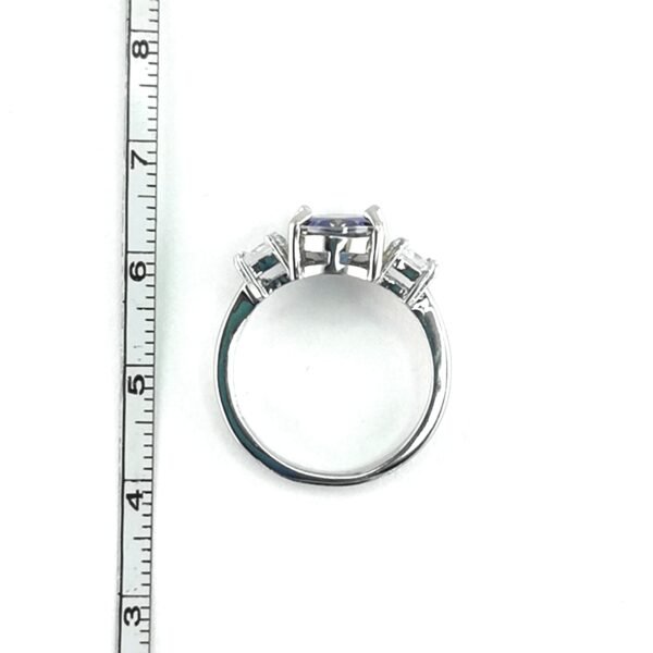 Sidabrinis žiedas su tanzanitu | Juvelyrika Baltijos Perlas |