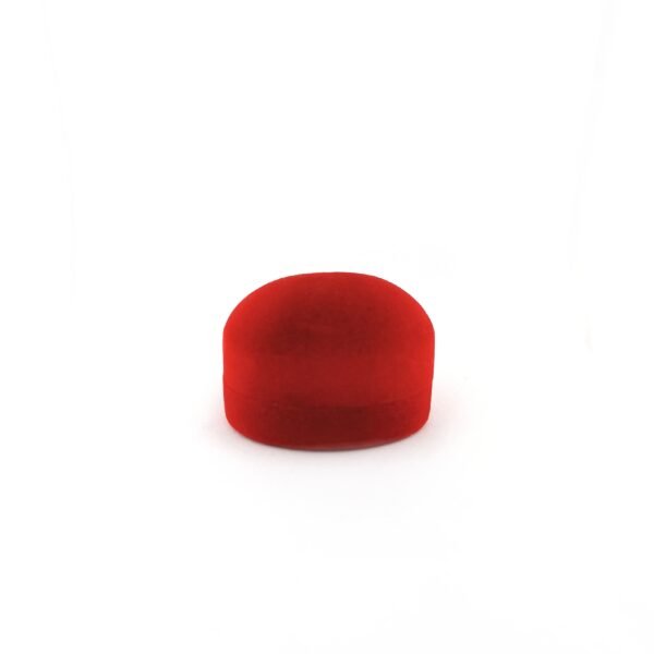 Raudona veliūrinė dėžutė — Juvelyrika Baltijos Perlas —
