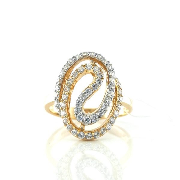 Auksinis žiedas su cirkoniu — Juvelyrika Baltijos Perlas —