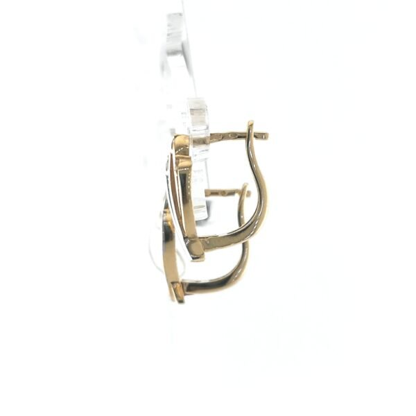 Auksiniai auskarai su cirkoniu — Juvelyrika Baltijos Perlas —