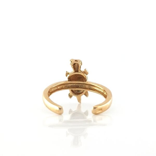 Auksinis žiedas su emaliu | Juvelyrika Baltijos Perlas |