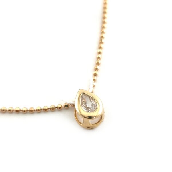 Auksinis pakabukas su cirkoniu — Juvelyrika Baltijos Perlas —