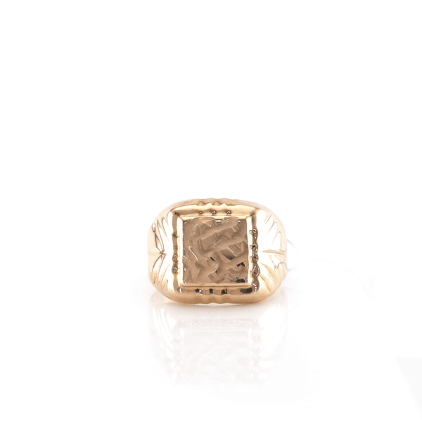 Vyriškas auksinis žiedas | Juvelyrika Baltijos Perlas |