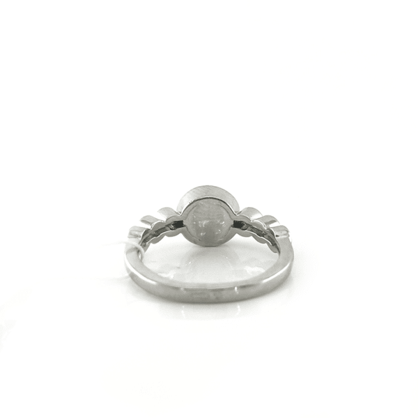 Sidabrinis žiedas su perlamutru | Juvelyrika Baltijos Perlas |