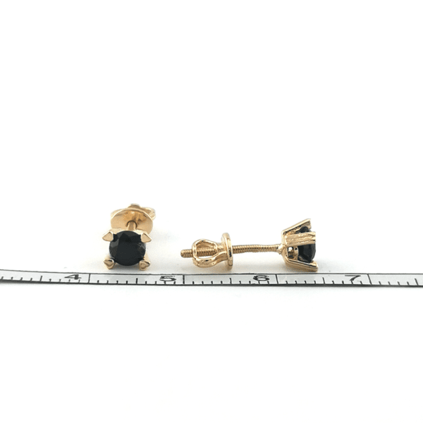 Auksiniai auskarai su oniksu | Juvelyrika Baltijos Perlas |