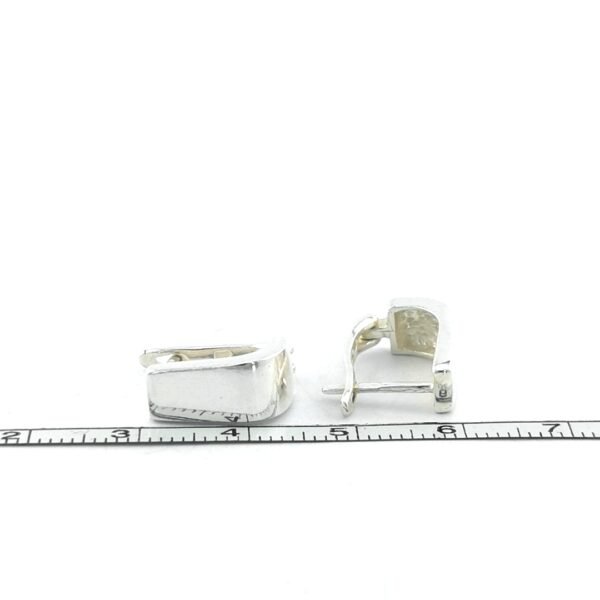 Minimalistiniai sidabriniai auskarai | Juvelyrika Baltijos Perlas |