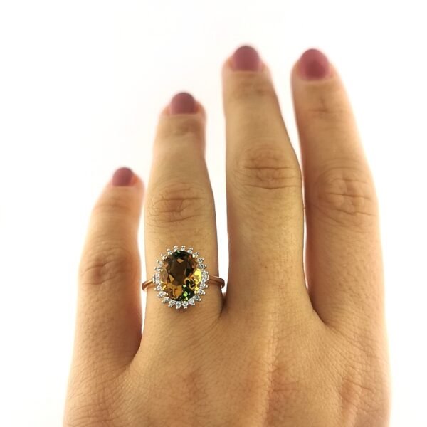 Auksinis žiedas su sultanitu | Juvelyrika Baltijos Perlas |