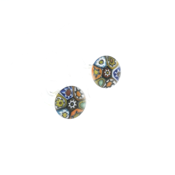 Sidabriniai auskarai su Murano stiklu | Juvelyrika Baltijos Perlas |
