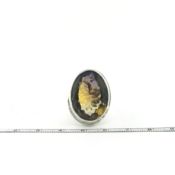 Sidabrinis žiedas su ametrinu | Juvelyrika Baltijos Perlas |